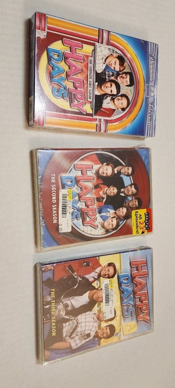 Happy Days Seasons 1 to 3 DVD New With Tags Family Movie Night